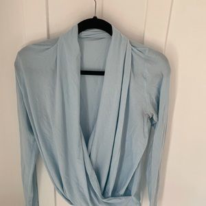 Lululemon faux wrap top